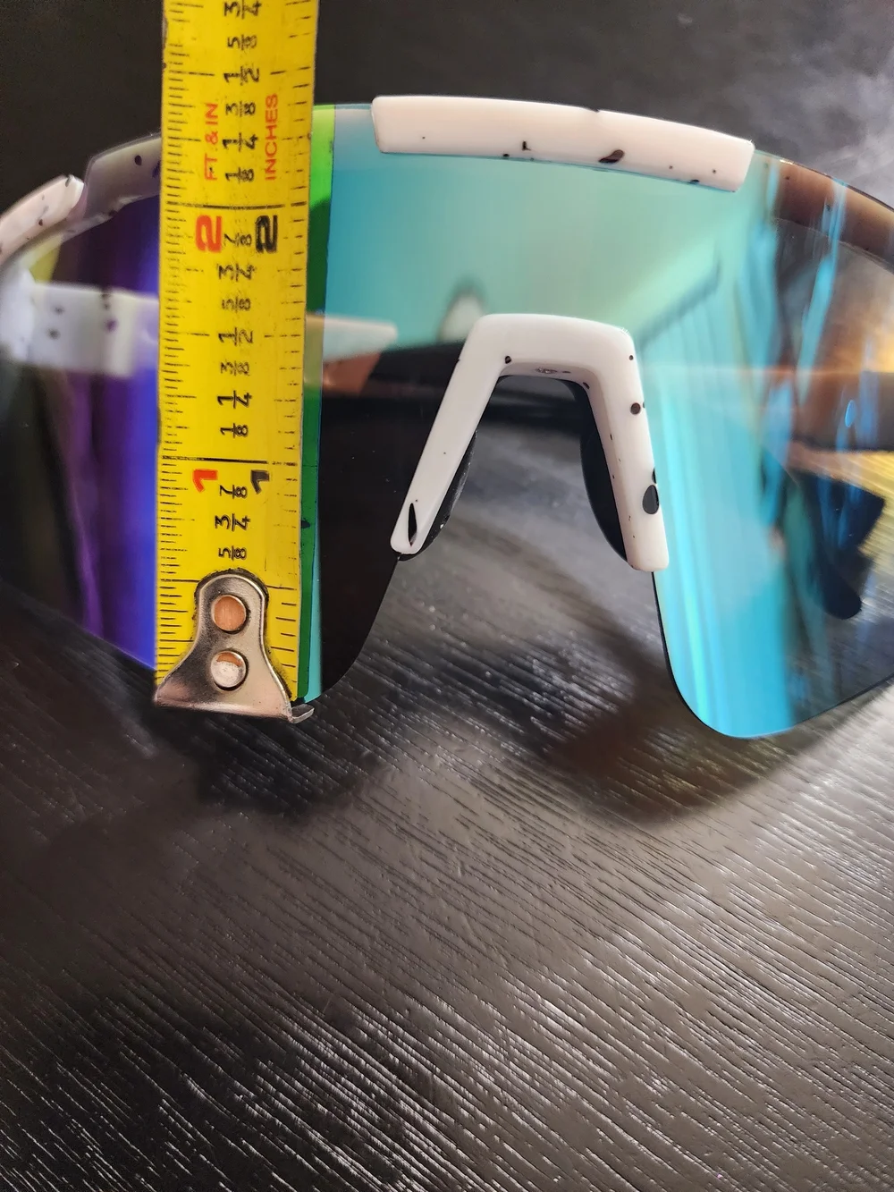 SPORTS SUNGLASSES FS666-NP-C12 Men Women & Youth Multicolor UV Wrap Shield Lens